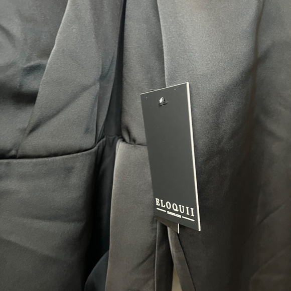 Eloquii Satin Draped Mini Dress - Size 20 - New With Tags - Picture 3 of 5